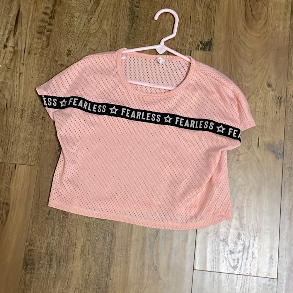 pink crop top!